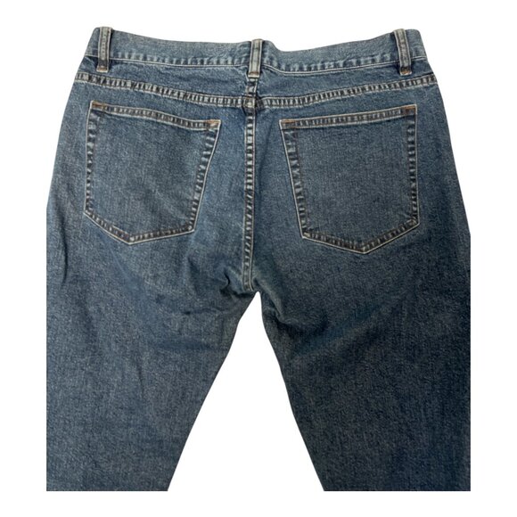 Calvin Klein Juniors Medium Blue Flare Leg Denim Jeans Stretch Sz 11 - Picture 4 of 7